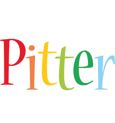 Pitter birthday logo