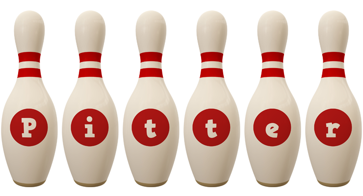 Pitter bowling-pin logo