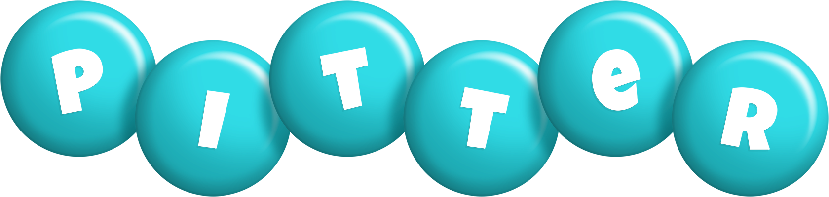 Pitter candy-azur logo