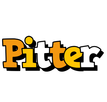Pitter cartoon logo