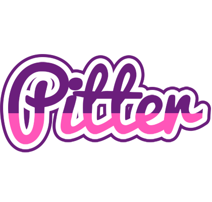 Pitter cheerful logo