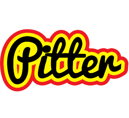 Pitter flaming logo