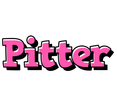 Pitter girlish logo