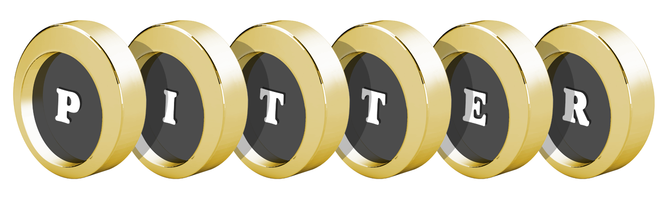 Pitter gold logo