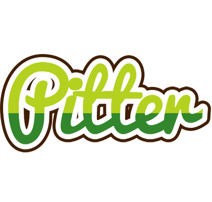 Pitter golfing logo