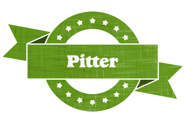 Pitter natural logo