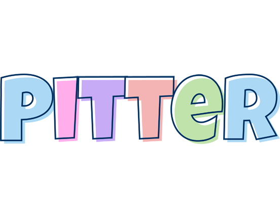 Pitter pastel logo