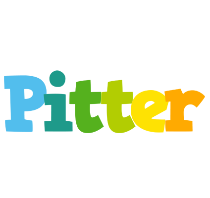Pitter rainbows logo