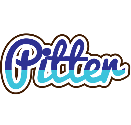 Pitter raining logo