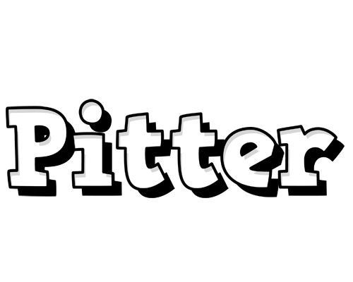 Pitter snowing logo