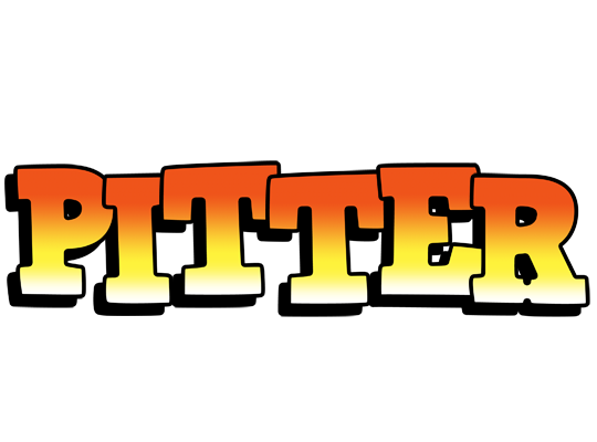 Pitter sunset logo