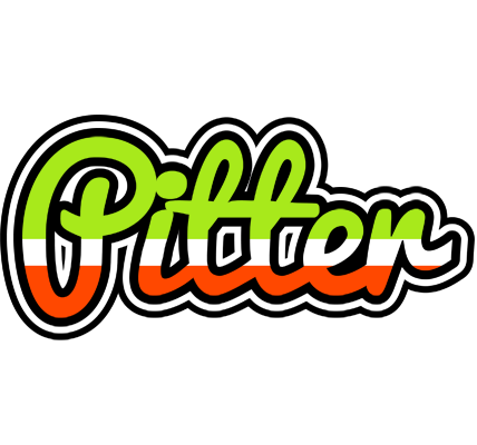 Pitter superfun logo