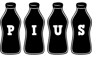 Pius bottle logo