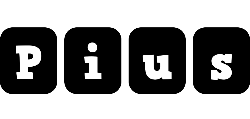 Pius box logo