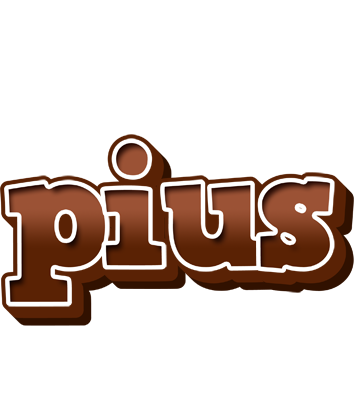 Pius brownie logo