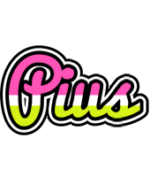 Pius candies logo