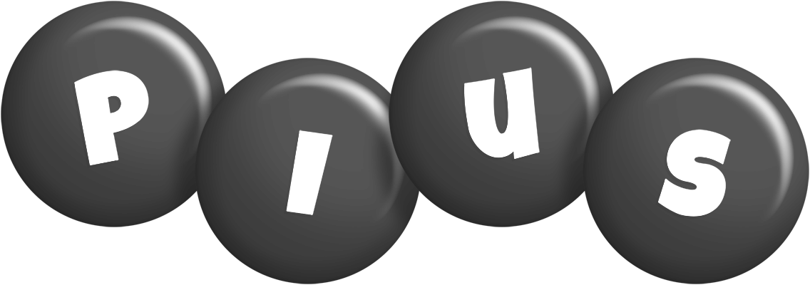 Pius candy-black logo