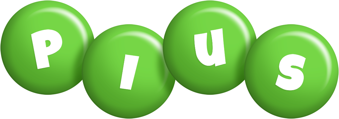 Pius candy-green logo