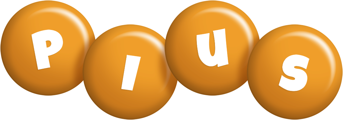 Pius candy-orange logo