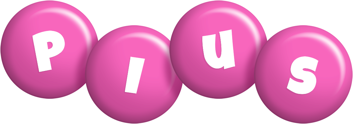 Pius candy-pink logo