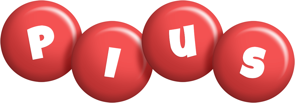 Pius candy-red logo