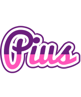 Pius cheerful logo