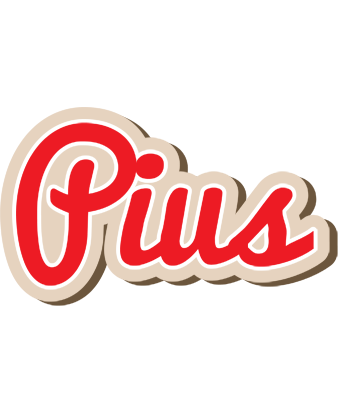 Pius chocolate logo