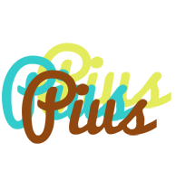 Pius cupcake logo