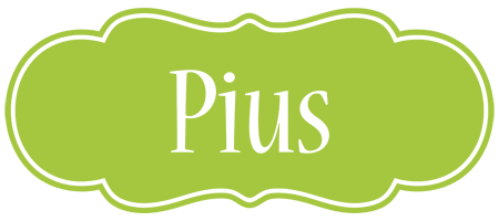 Pius family logo