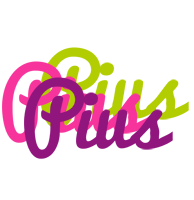 Pius flowers logo