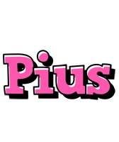 Pius girlish logo