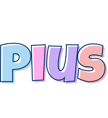 Pius pastel logo