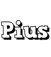 Pius snowing logo