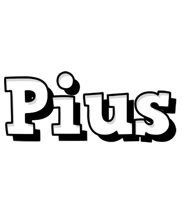 Pius snowing logo