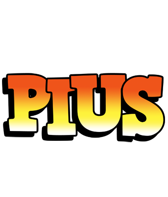 Pius sunset logo
