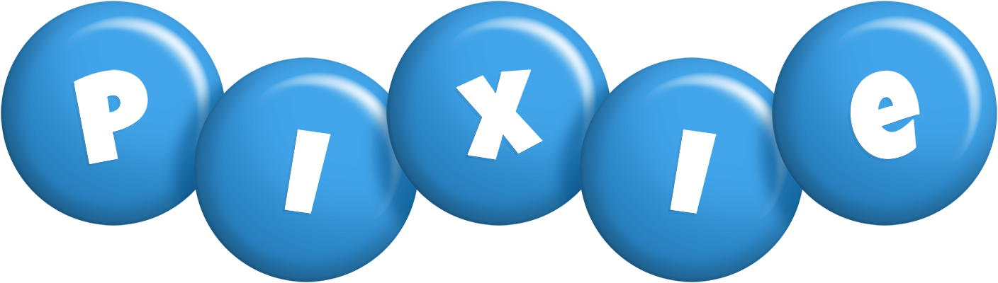 Pixie candy-blue logo