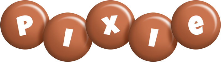 Pixie candy-brown logo