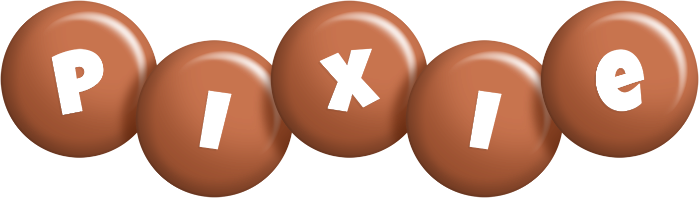Pixie candy-brown logo