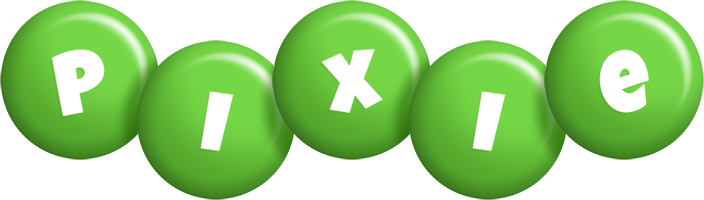 Pixie candy-green logo