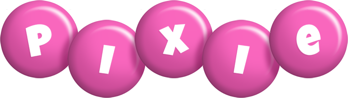 Pixie candy-pink logo
