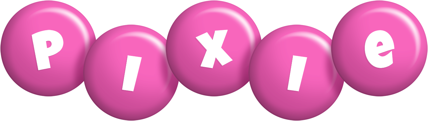Pixie candy-pink logo