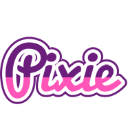 Pixie cheerful logo