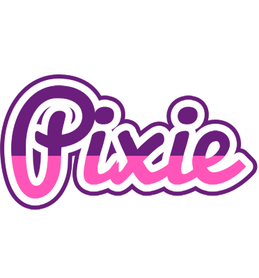 Pixie cheerful logo