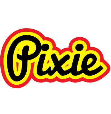 Pixie flaming logo