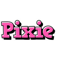 Pixie girlish logo