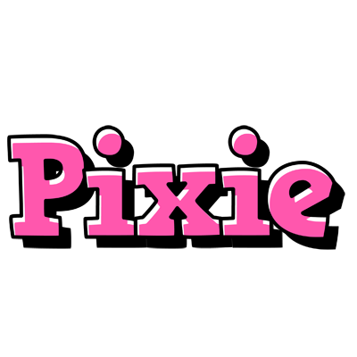 Pixie girlish logo