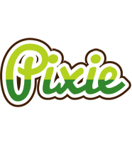 Pixie golfing logo