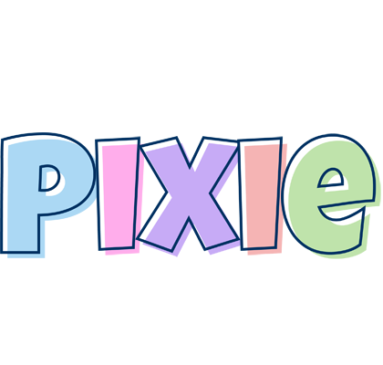 Pixie pastel logo