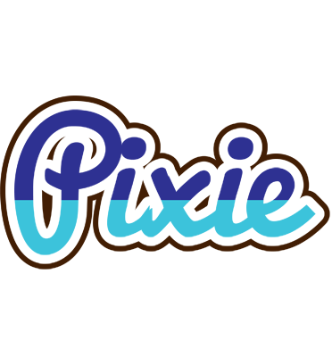 Pixie raining logo
