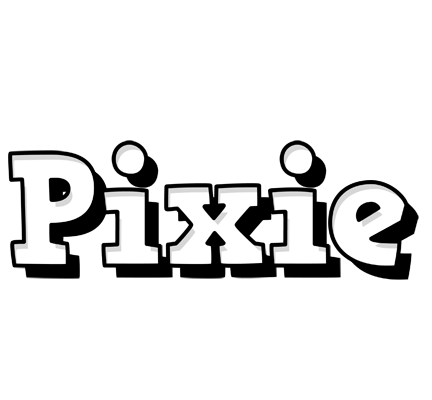 Pixie snowing logo